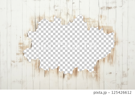 Hole in Wood Wall 125426612