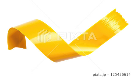 Piece of Yellow Tape 125426614