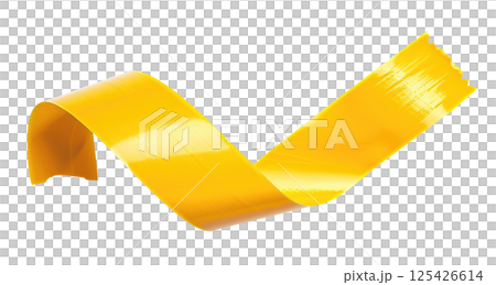 Piece of Yellow Tape 125426614