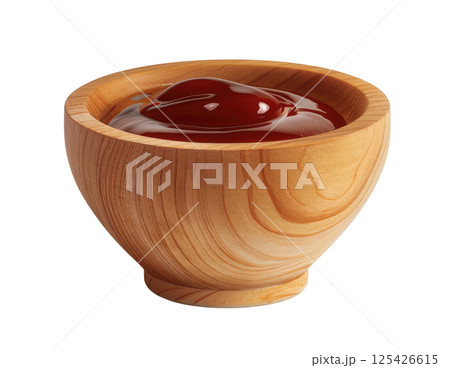 Bowl with Barbecue Sauce 125426615