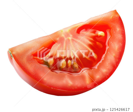 Piece of Tomato 125426617