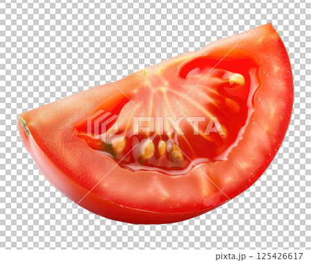 Piece of Tomato 125426617