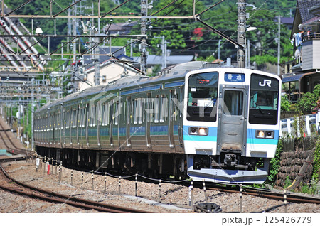 中央本線　上野原　JR東日本　211系　N605編成（長野） 125426779