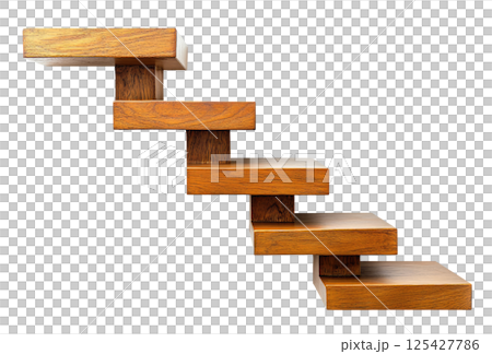 Wood Staircase Wood Staircase 125427786