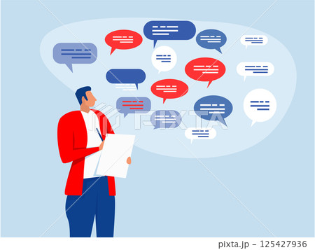 Taking notes concept ,Businessman taking note in the meeting while listen to others information. education lecture or write important information Taking notes concept ,Businessman taking note in the meeting while listen to others information. education lecture or write important information 125427936