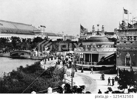1893年 シカゴ万博 会場風景 1893年 シカゴ万博 会場風景 125432503