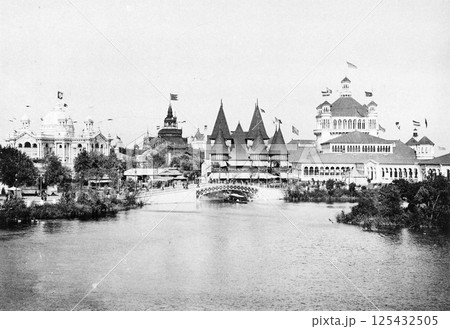 1893年 シカゴ万博 会場風景 1893年 シカゴ万博 会場風景 125432505