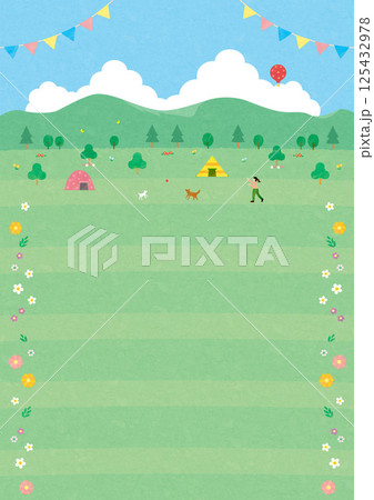 夏の素材2025(ピクニック)文字なし 夏の素材2025(ピクニック)文字なし 125432978