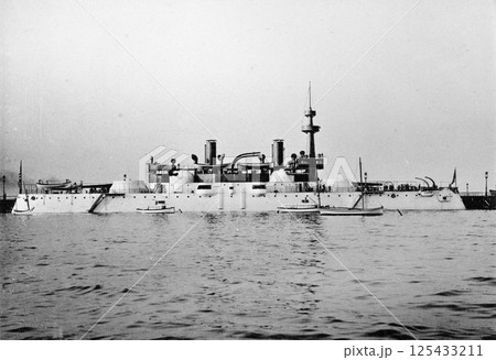 1893年　シカゴ万博　戦艦 125433211