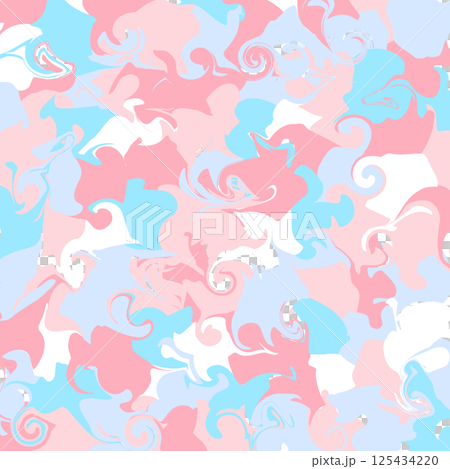 Marble pattern background material camouflage pattern decoration texture pink light blue 125434220