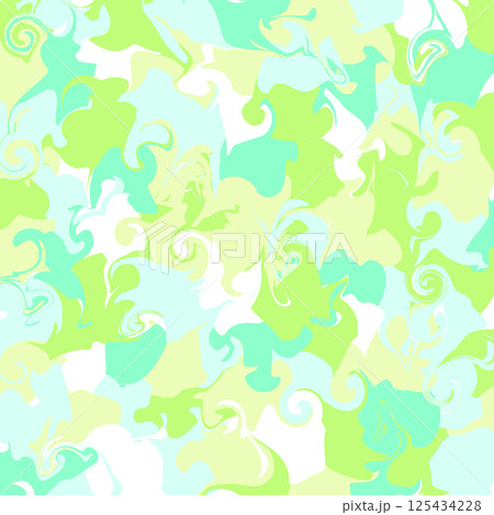 マーブル模様 背景素材 迷彩柄 装飾 テクスチャ ネイチャー 125434228