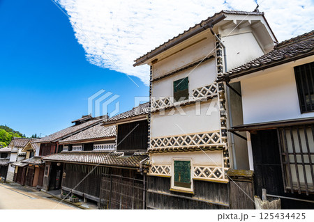 【重要伝統的建造物群保存地区】吹屋　ゴールデンウィークの町並みの風景9　岡山県高梁市成羽町 125434425