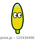 ポップでかわいいとうもろこし 125436496