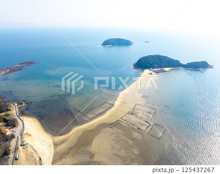 前島と東幡豆海岸（愛知県西尾市） 125437267