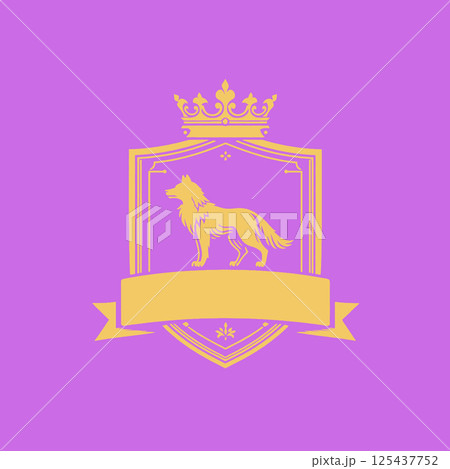 royal royal king lion. royal logo design for logo design. luxury king 's emblem, creative concept. 125437752