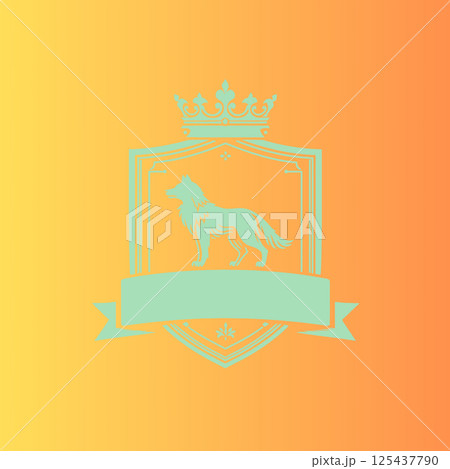 royal royal king lion. royal logo design for logo design. luxury king 's emblem, creative concept. 125437790