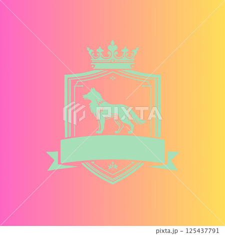 royal royal king lion. royal logo design for logo design. luxury king 's emblem, creative concept. 125437791