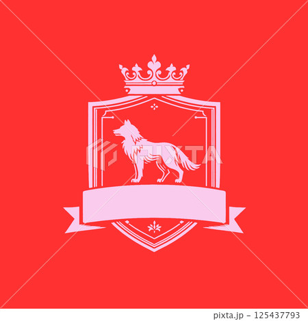 royal royal king lion. royal logo design for logo design. luxury king 's emblem, creative concept. 125437793