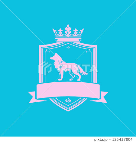 royal royal king lion. royal logo design for logo design. luxury king 's emblem, creative concept. 125437804