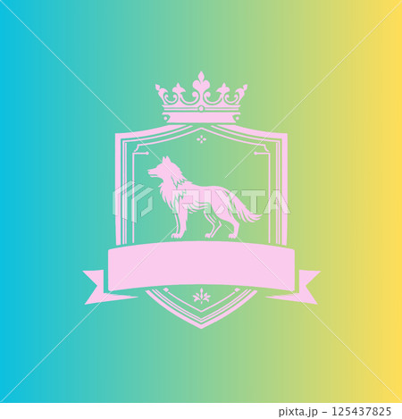 royal royal king lion. royal logo design for logo design. luxury king 's emblem, creative concept. 125437825