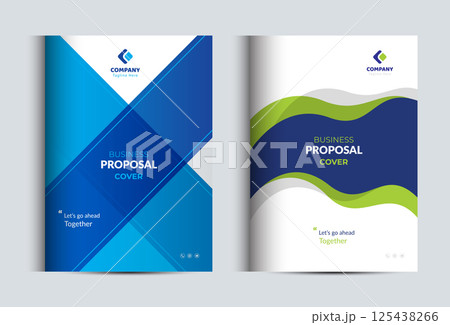 Corporate Business Proposal Cover Design Template Corporate Business Proposal Cover Design Template 125438266