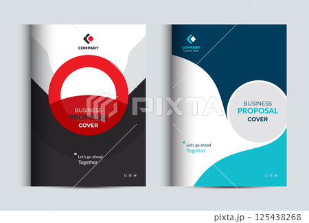 Corporate Business Proposal Cover Design Template 125438268