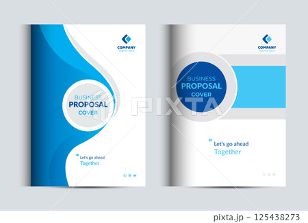 Corporate Business Proposal Cover Design Template 125438273