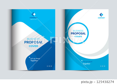 Corporate Business Proposal Cover Design Template 125438274