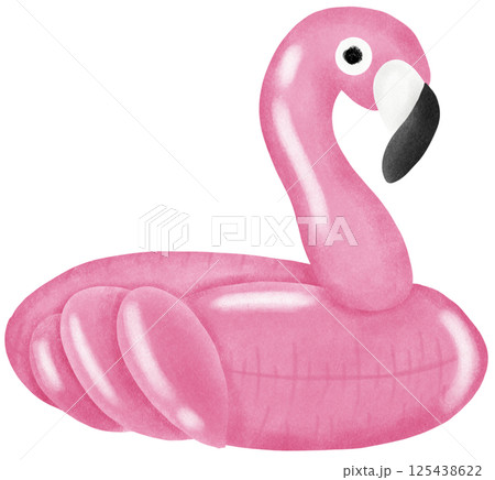 Flamingo floaties for the upcoming summer Flamingo floaties for the upcoming summer 125438622