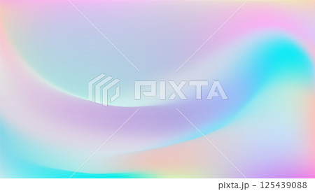 Light pink blue gradient iridescent background. Rainbow colored 125439088
