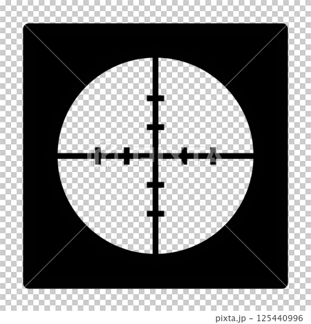 A scope used to aim and lock on to a target when sniping 125440996