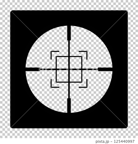 狙擊時用來瞄準和鎖定目標的瞄準鏡 狙擊時用來瞄準和鎖定目標的瞄準鏡 125440997