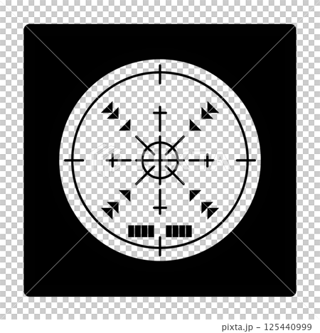 狙擊時用來瞄準和鎖定目標的瞄準鏡 125440999