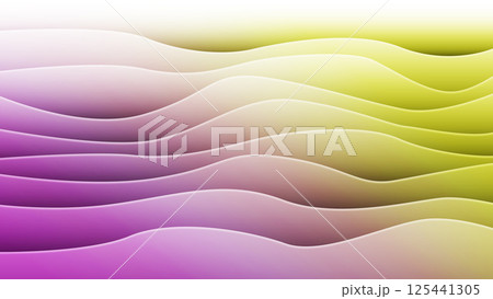 背景波状素材 波模様_柄_グラデーション 125441305