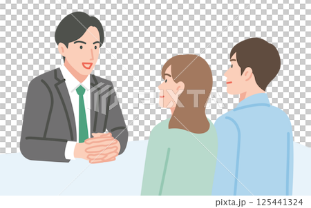 商人與客戶會面 商人與客戶會面 125441324