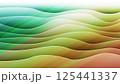 背景波状素材 波模様_柄_グラデーション 125441337