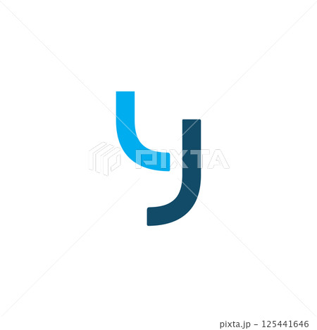 Modern Y letter logo design Modern Y letter logo design 125441646