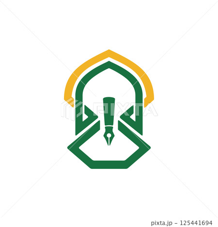 University dome ornament logo design 125441694