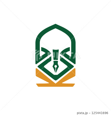 University dome ornament logo design 125441696