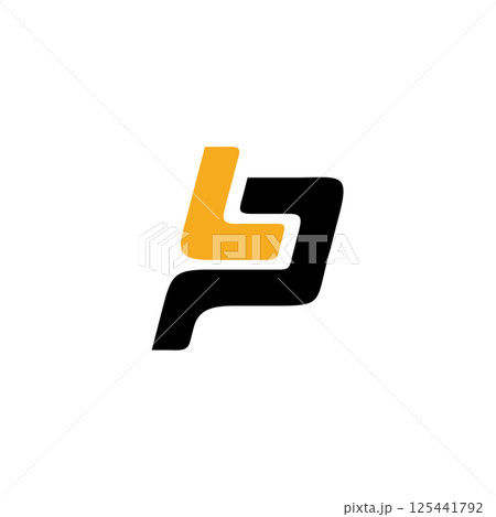 LP letter power logo designのイラスト素材 [125441792] - PIXTA