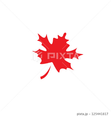 Maple leaf nature logo design 125441817