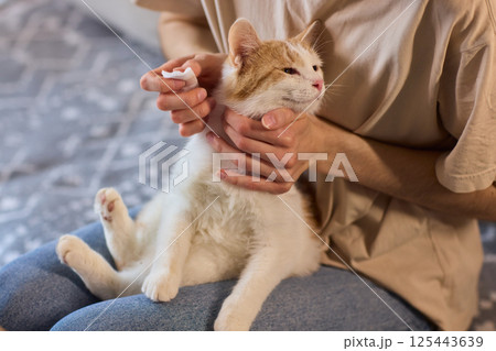 Ensuring Your Rabbits Ear Health with Gentle and Caring Cleaning Practices is Vital Ensuring Your Rabbits Ear Health with Gentle and Caring Cleaning Practices is Vital 125443639
