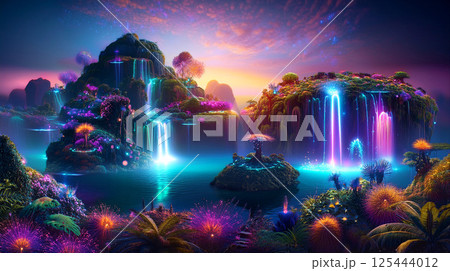 ファンタジーの風景のイメージ画像 ファンタジーの風景のイメージ画像 125444012