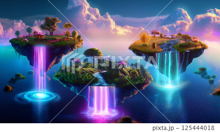 ファンタジーの風景のイメージ画像 ファンタジーの風景のイメージ画像 125444018