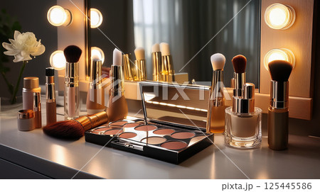 メイクアップセット・鏡・のイメージ画像 メイクアップセット・鏡・のイメージ画像 125445586