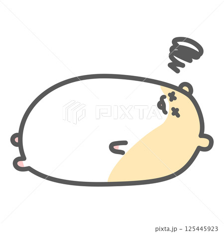 バタンキューなゴールデンハムスター バタンキューなゴールデンハムスター 125445923