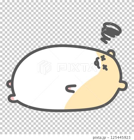 バタンキューなゴールデンハムスター バタンキューなゴールデンハムスター 125445923