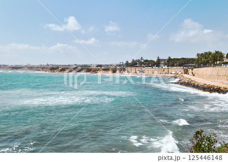 Scenic coastline of Punta Prima Scenic coastline of Punta Prima 125446148