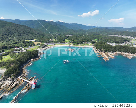 高知県土佐清水市　桜浜の風景 125446230