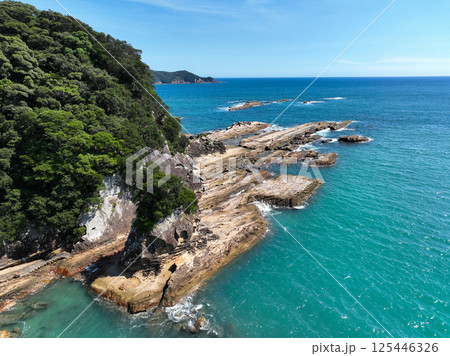 高知県土佐清水市 竜串海岸の風景 高知県土佐清水市 竜串海岸の風景 125446326